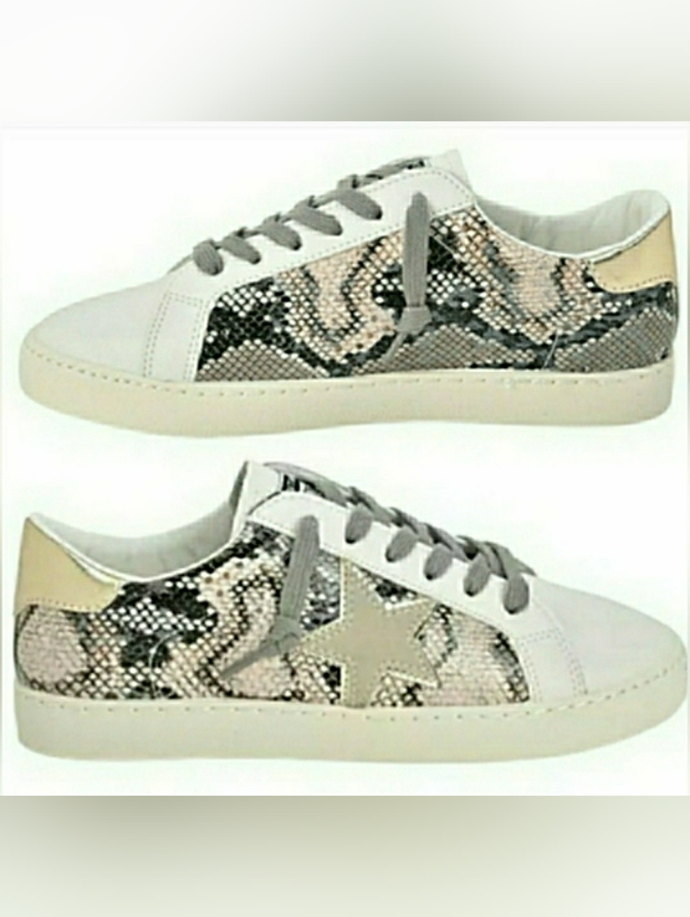 VINTAGE HAVANA BETSEY GOLD SNAKE SNEAKERS